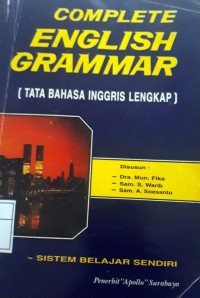 Image of Complete English Grammar