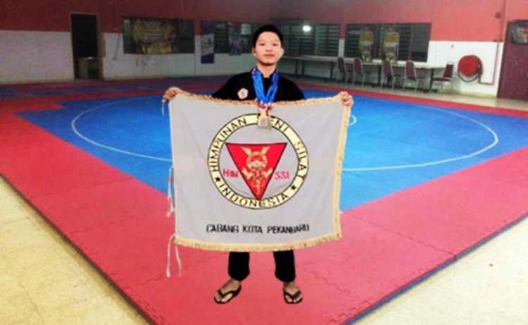 Juara 1 cabang Olahraga Silat Mewakili Kota Pekanbaru dalam POPDA 2022