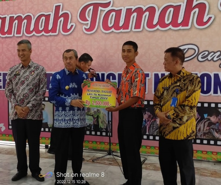 Juara harapan 4 Bidang lomba auto body repair, LKS tingkat Nasional, 2022