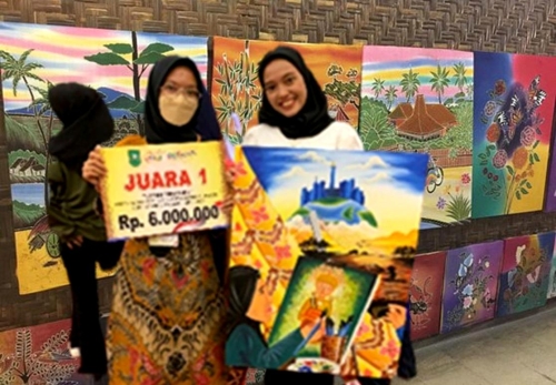 FLS2N 2022 tingkat Provinsi Riau, Juara 1 Seni Lukis