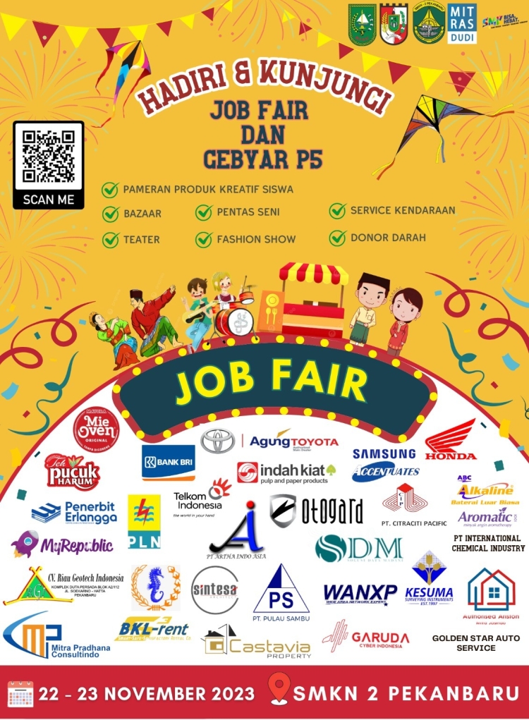 JOB FAIR, GEBYAR P5 DAN PAMERAN KARYA PRODUK KREATIF SISWA
