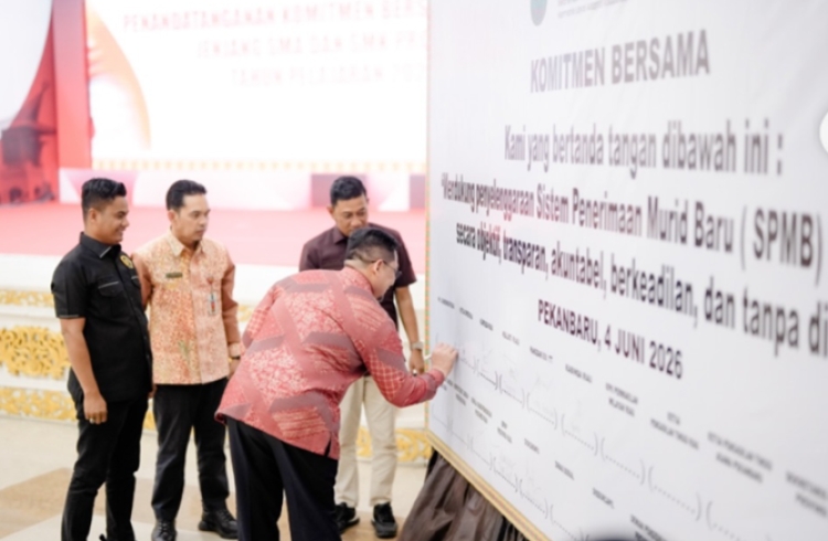 SMK Negeri 2 Pekanbaru Dukung Pakta Integritas SPMB 2026/2027