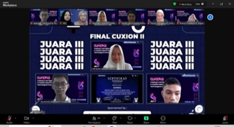 Juara 3, Lomba Cuxion Design UI?UX 2024