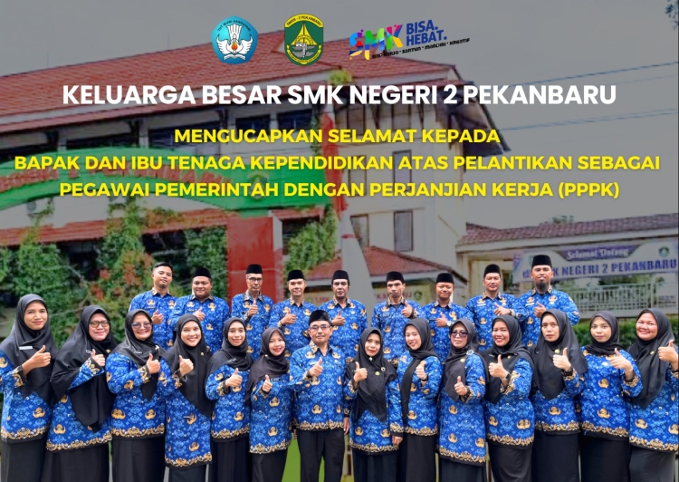 Tenaga Kependidikan SMKN 2 Pekanbaru Resmi Jadi ASN PPPK